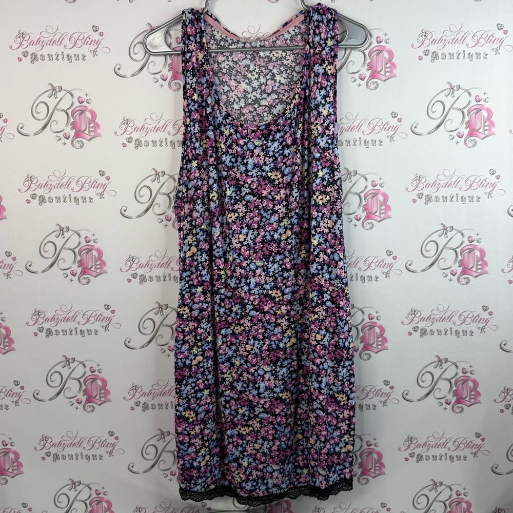 Emily & Jane dress flowers lace trim detail Lacie black Floral  Dress